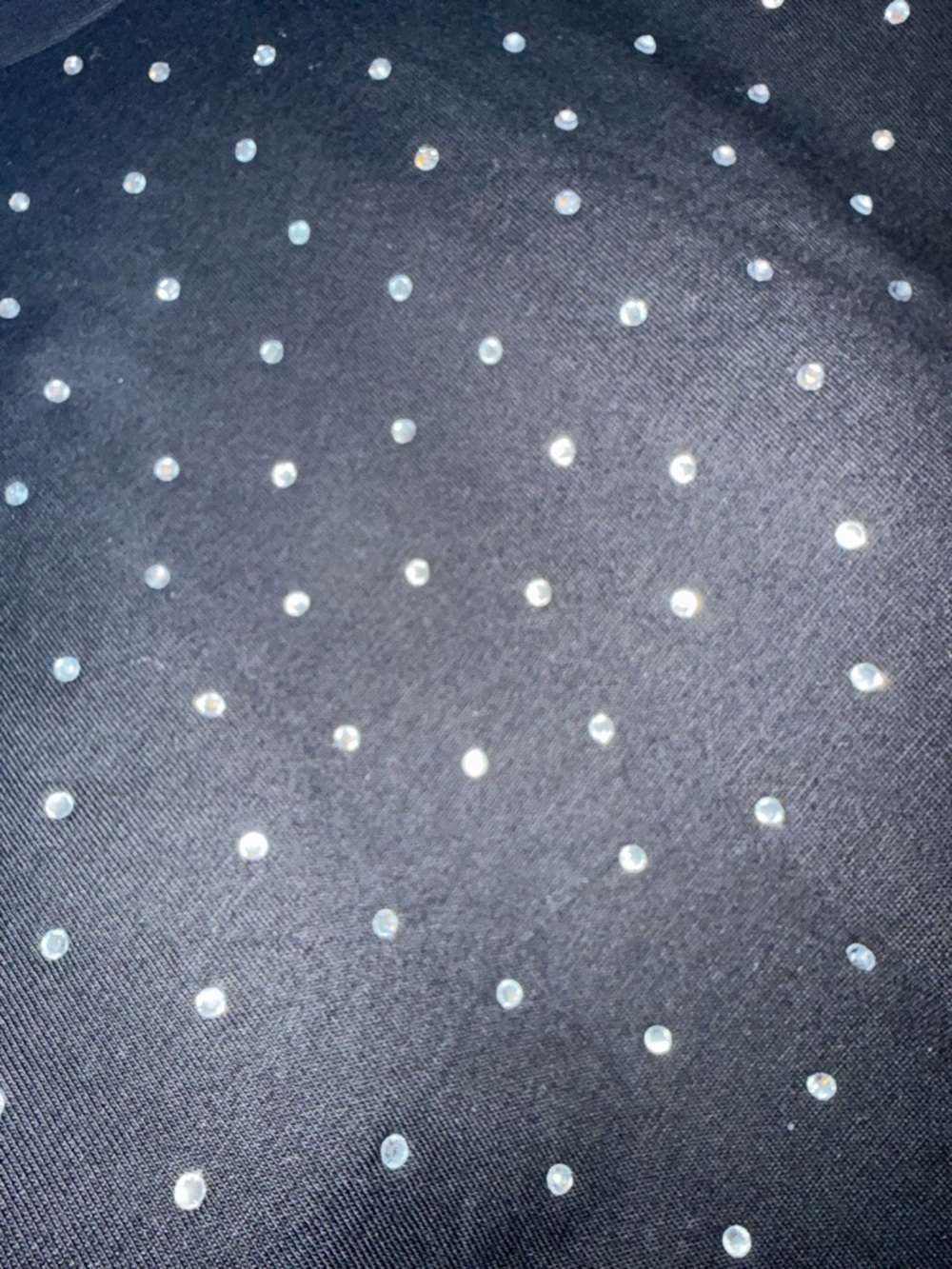 Zara Black Knit Skirt with Silver Stud Accents - Picture 3 of 5